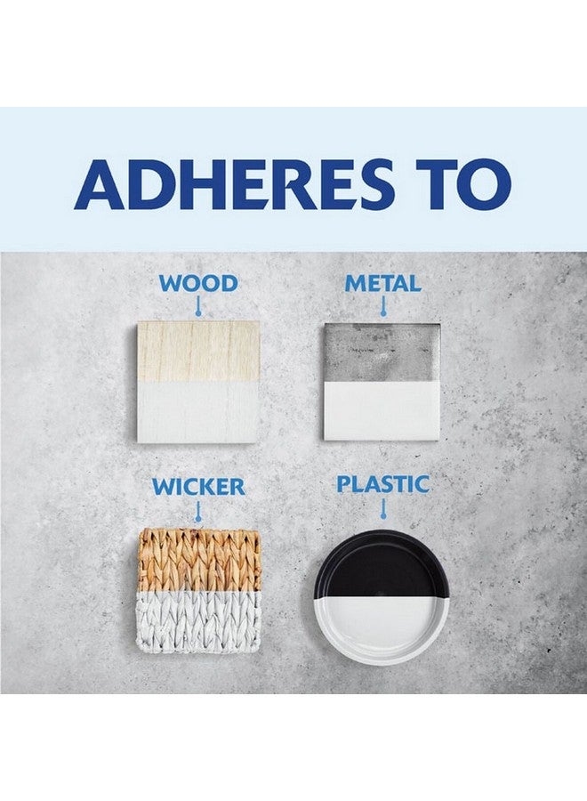 رست أوليوم بخاخ طلاء وبرايمر 2X بتغطية فائقة لون أبيض شبه لامع سعة 12 أونصة 334098 - Image 2